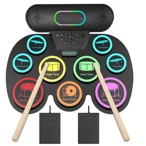 Toys Electronic Drum Set For Kids Adults9 Pads Portable Midi